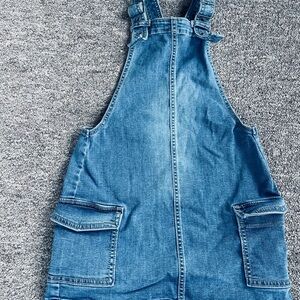 Blue Denim Overall Dress girl kid size 10